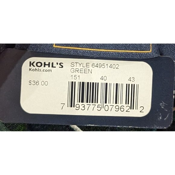 Arrow Green Plaid Men's Neck Tie - Picture 3 of 3